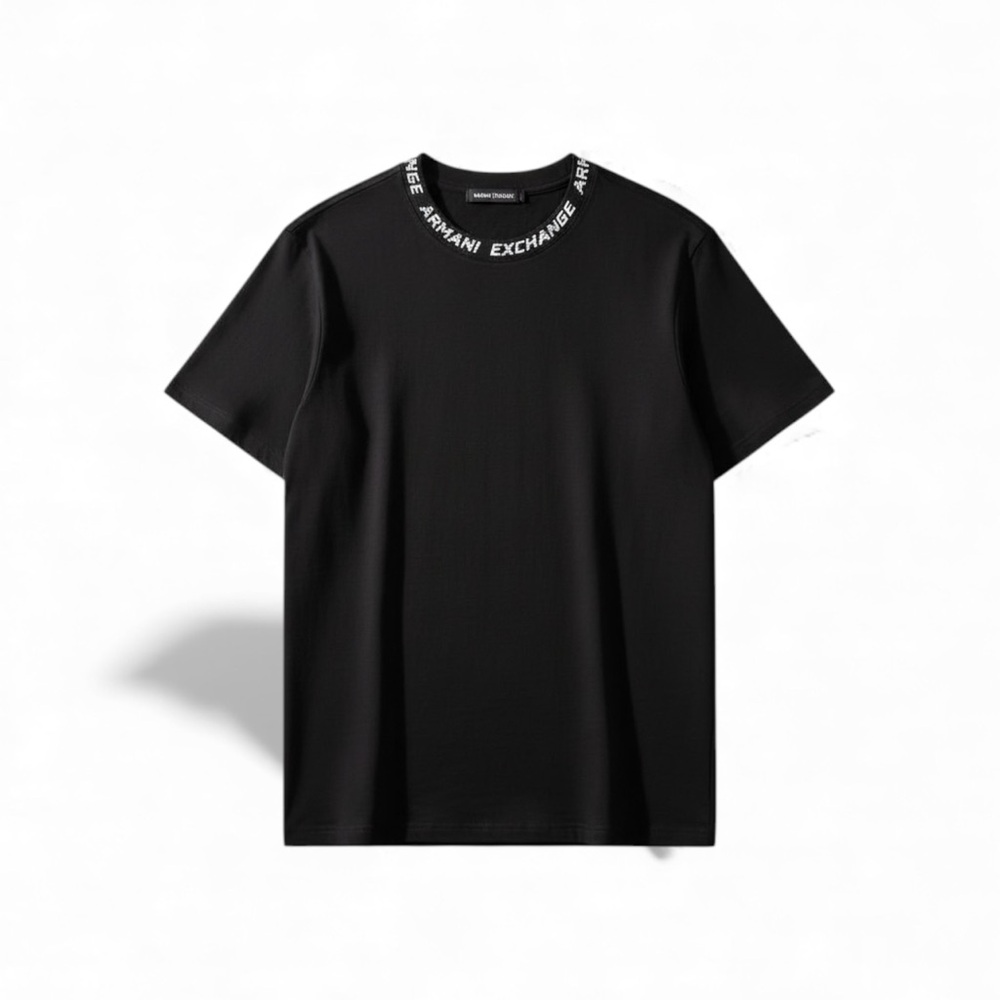 Armani Exchange Black Short Sleeve Tee